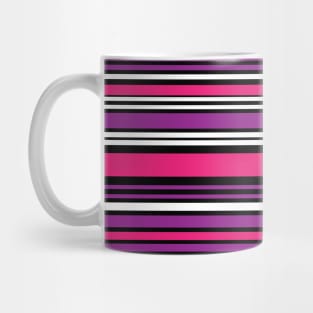 Purple & Pink Stripes Mug